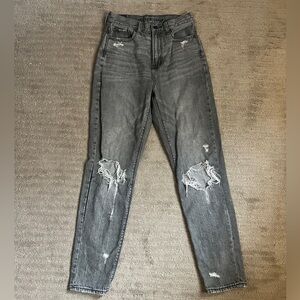 American Eagle Jeans - Black/Charcol, Distressed